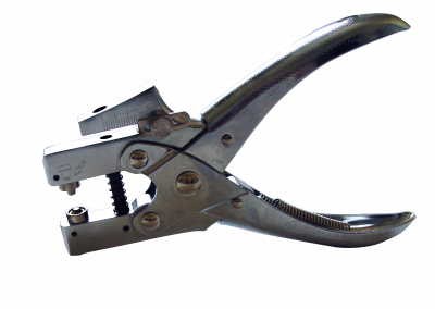Hole punch and eyeletting pliers